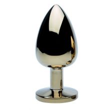 Precious Metals Gold Butt Plug-Large 