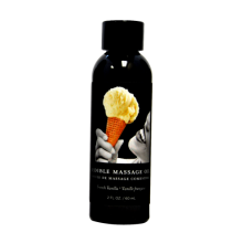 Earthly Body Edible Massage Oil 2oz-Vanilla