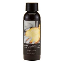 Earthly Body Edible Massage Oil 2oz-Pineapple