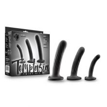 Twist Silicone Dildo with Suction Cup Set of Three