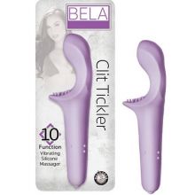 Bela 10 Function Silicone Vibrating Clit Teaser Lavender
